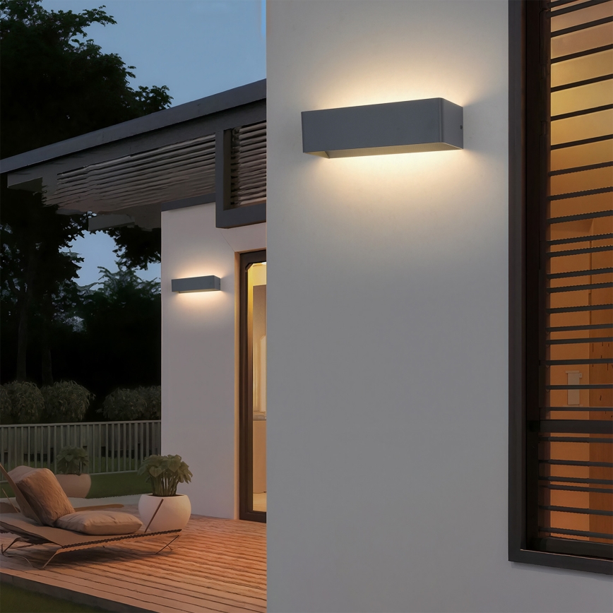 Brilagi - LED vonkajšie nástenné svietidlo DONNANI LED/12W/230V 30 cm antracit IP44