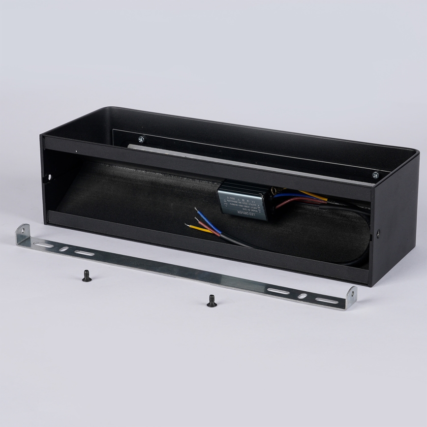 Brilagi - LED vonkajšie nástenné svietidlo DONNANI LED/12W/230V 30 cm čierne IP44