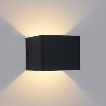 Brilagi - LED vonkajšie nástenné svietidlo DONNANI LED/5W/230V čierne IP44