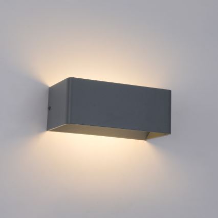 Brilagi - LED vonkajšie nástenné svietidlo DONNANI LED/7W/230V 20 cm antracit IP44