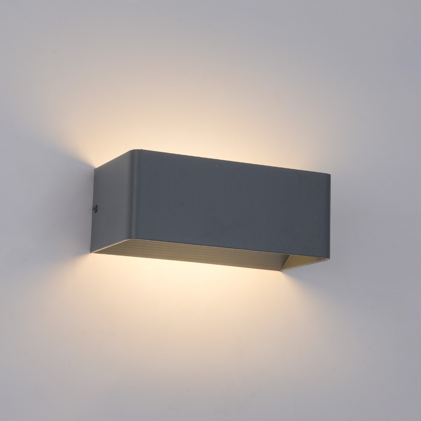 Brilagi - LED vonkajšie nástenné svietidlo DONNANI LED/7W/230V 20 cm antracit IP44