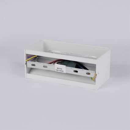 Brilagi - LED vonkajšie nástenné svietidlo DONNANI LED/7W/230V 20 cm biele IP44