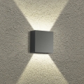 Brilagi – LED vonkajšie nástenné svietidlo DOUBLERAY, LED 4 W / 230 V, antracit, krytie IP65
