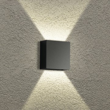 Brilagi - LED vonkajšie nástenné svietidlo DOUBLERAY LED/4W/230V čierne IP65
