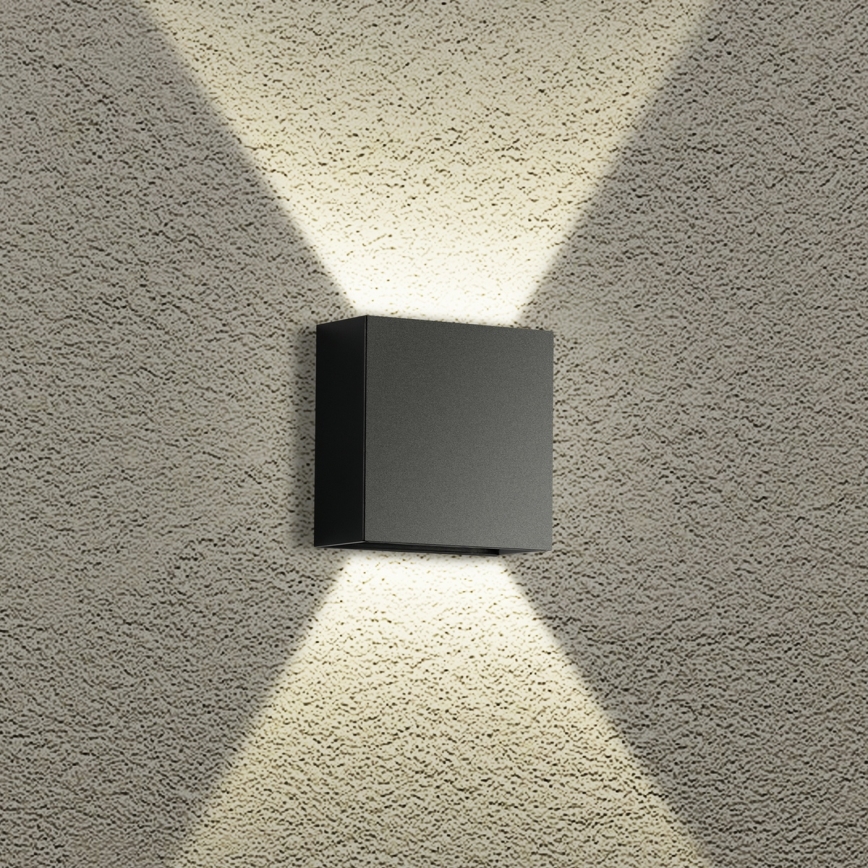 Brilagi - LED vonkajšie nástenné svietidlo DOUBLERAY LED/4W/230V čierne IP65