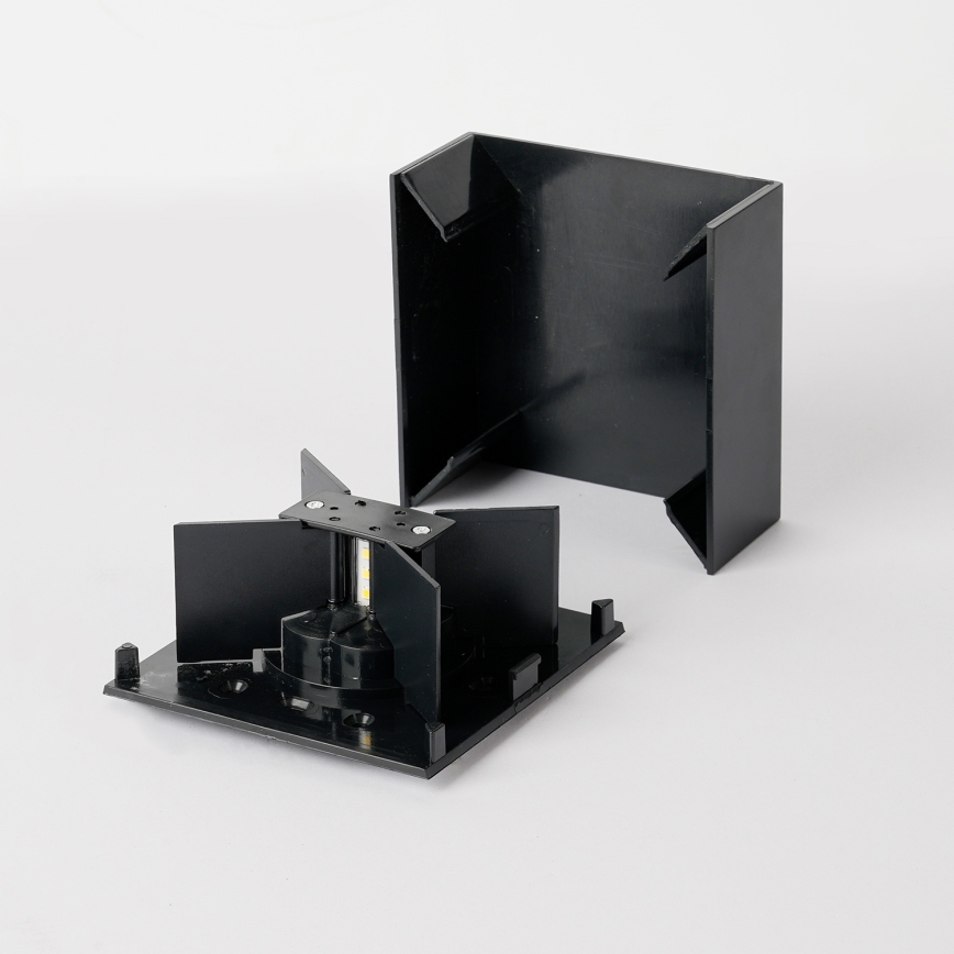 Brilagi - LED vonkajšie nástenné svietidlo DOUBLERAY LED/4W/230V čierne IP65