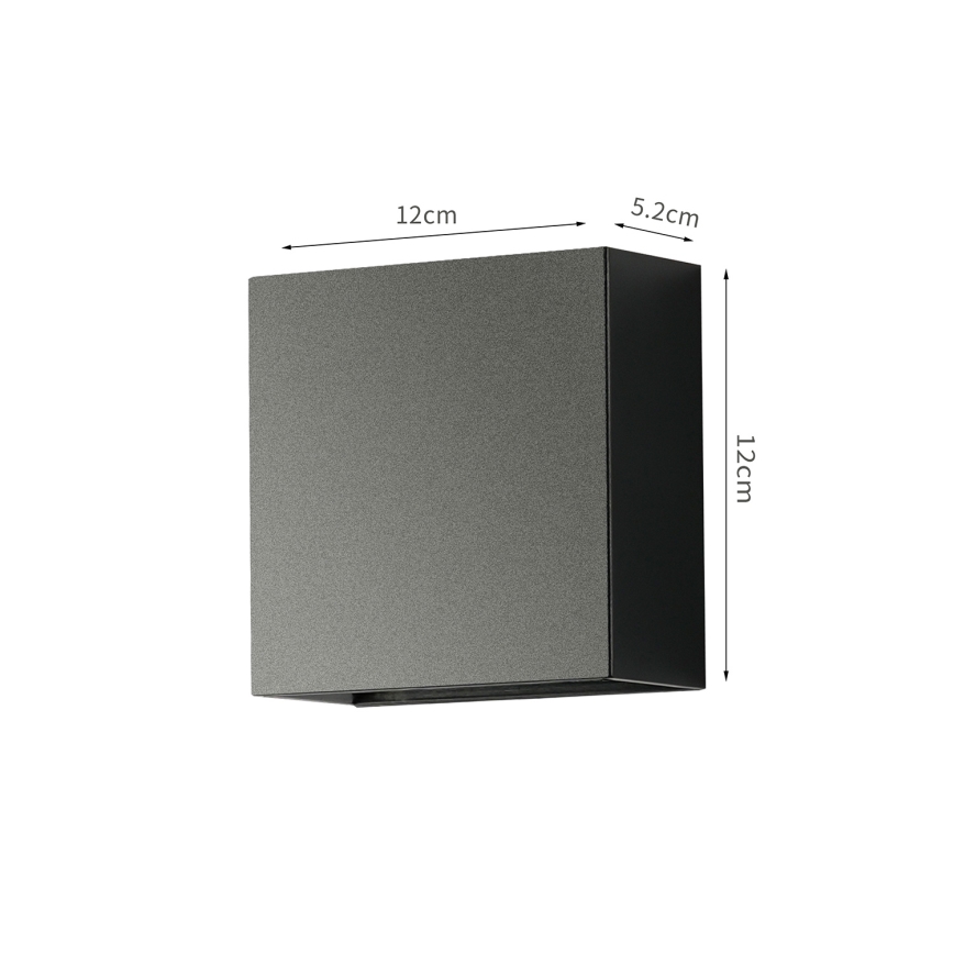 Brilagi - LED vonkajšie nástenné svietidlo DOUBLERAY LED/4W/230V čierne IP65