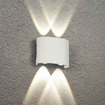 Brilagi - LED vonkajšie nástenné svietidlo FLAREBOX LED/4W/230V biele IP65
