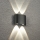 Brilagi - LED vonkajšie nástenné svietidlo FLAREBOX LED/4W/230V čierne IP65
