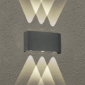 Brilagi - LED vonkajšie nástenné svietidlo FLAREBOX LED/6W/230V antracit IP65