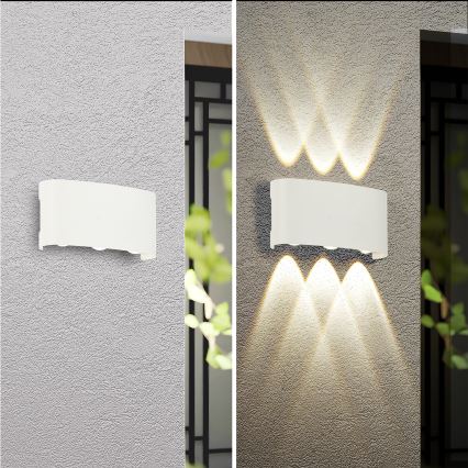 Brilagi - LED vonkajšie nástenné svietidlo FLAREBOX LED/6W/230V biele IP65