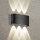 Brilagi - LED Vonkajšie nástenné svietidlo FLAREBOX LED/6W/230V čierna IP65
