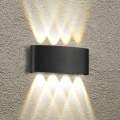 Brilagi - LED Vonkajšie nástenné svietidlo FLAREBOX LED/8W/230V čierne IP65
