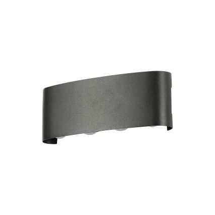 Brilagi - LED Vonkajšie nástenné svietidlo FLAREBOX LED/8W/230V čierne IP65