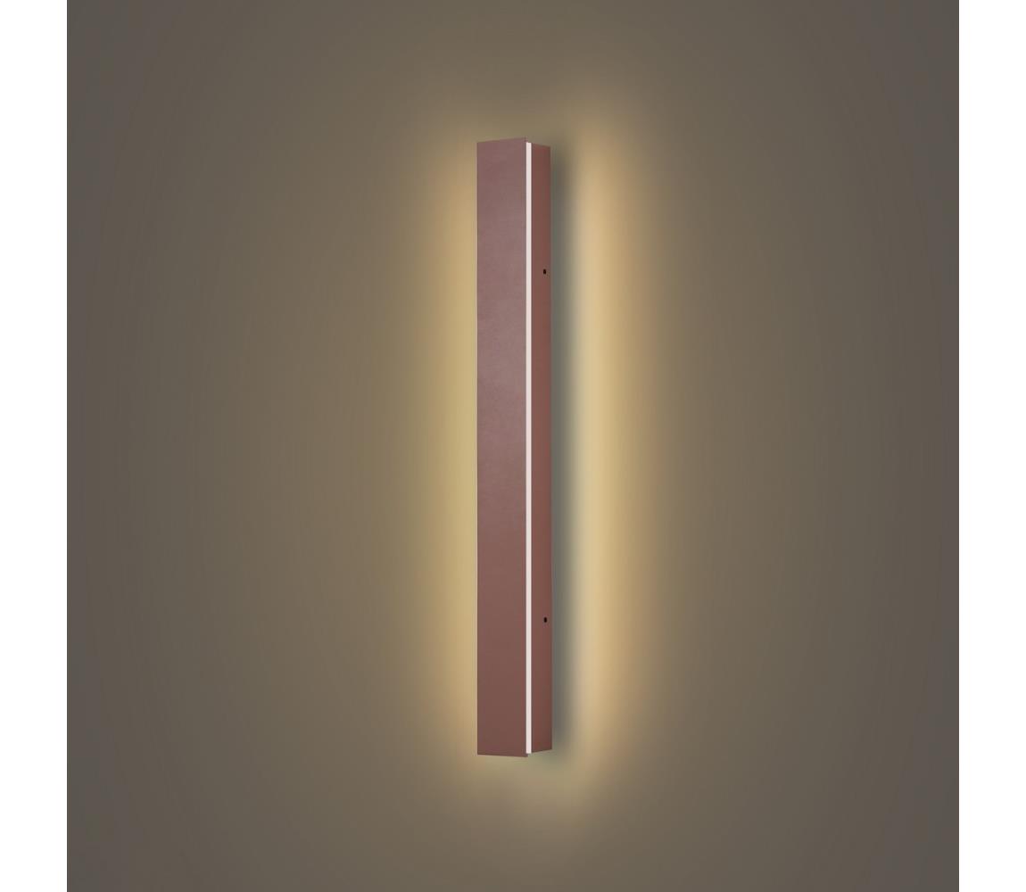 Brilagi - LED vonkajšie nástenné svietidlo LINEAR LED/12W/230V 3000K IP65 50 cm hnedé CRI 90 BRI829