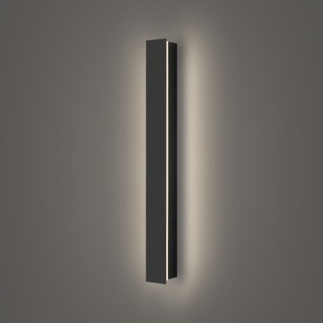 Brilagi - LED vonkajšie nástenné svietidlo LINEAR LED/12W/230V 4000K IP65 50 cm čierne CRI 90
