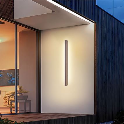 Brilagi - LED vonkajšie nástenné svietidlo LINEAR LED/22W/230V 3000K IP65 100 cm hnedé CRI 90