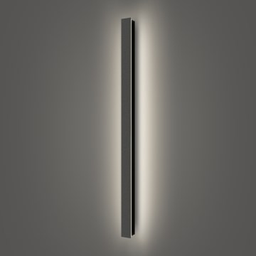Brilagi - LED vonkajšie nástenné svietidlo LINEAR LED/22W/230V 4000K IP65 100 cm čierna CRI 90