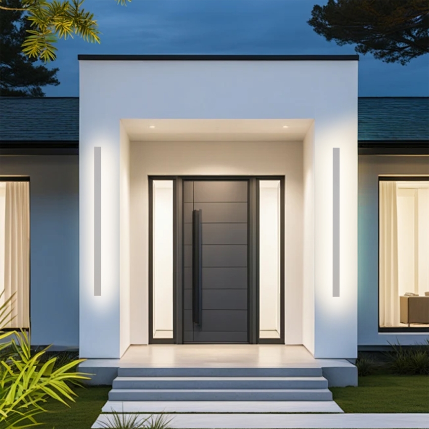 Brilagi - LINEAR LED vonkajšie nástenné svietidlo 32 W, 230 V, 3000 K, IP65, 140 cm, biele, CRI 90