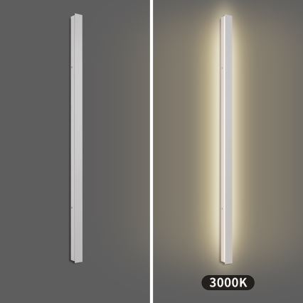 Brilagi - LINEAR LED vonkajšie nástenné svietidlo 32 W, 230 V, 3000 K, IP65, 140 cm, biele, CRI 90