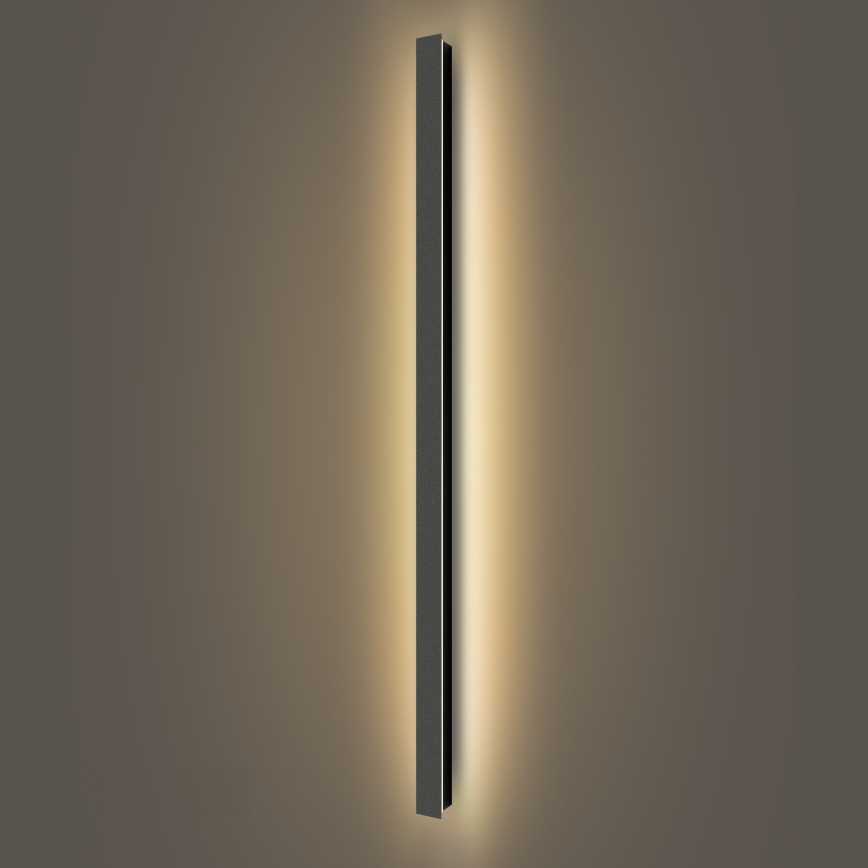 Brilagi - LED vonkajšie nástenné svietidlo LINEAR LED/32W/230V 3000K IP65 140 cm čierne