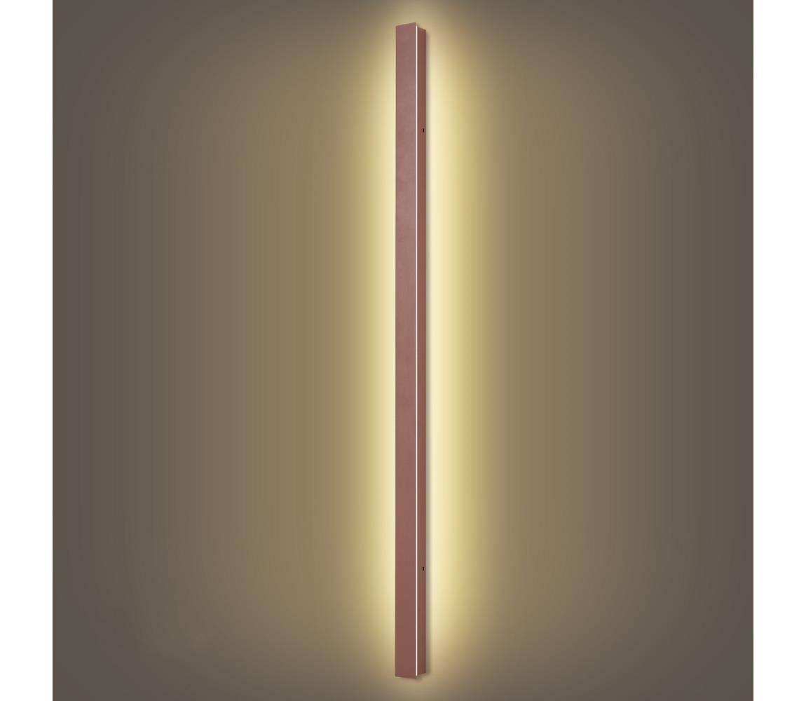 Brilagi-LED Vonkajšie nástenné svietidlo LINEAR LED/32W/230V 3000K IP65 140 cm hnedé CRI 90 BRI833