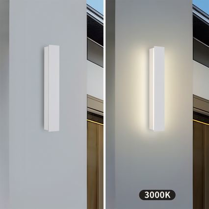 Brilagi - LED vonkajšie nástenné svietidlo LINEAR LED/8W/230V 3000K IP65 30 cm biela CRI 90