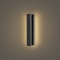 Brilagi - LED Vonkajšie nástenné svietidlo LINEAR LED/8W/230V 3000K IP65 30 cm čierna