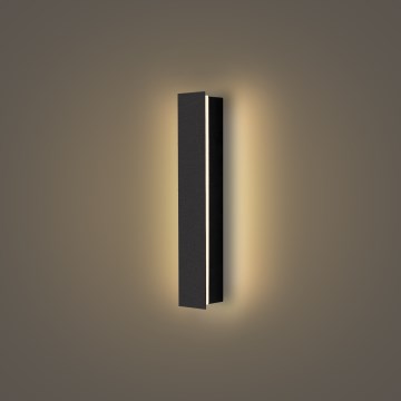 Brilagi - LED Vonkajšie nástenné svietidlo LINEAR LED/8W/230V 3000K IP65 30 cm čierna