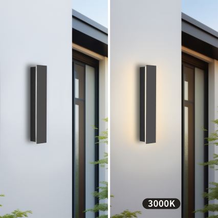 Brilagi - LED vonkajšie nástenné svietidlo LINEAR LED/8W/230V 3000K IP65 30 cm antracit