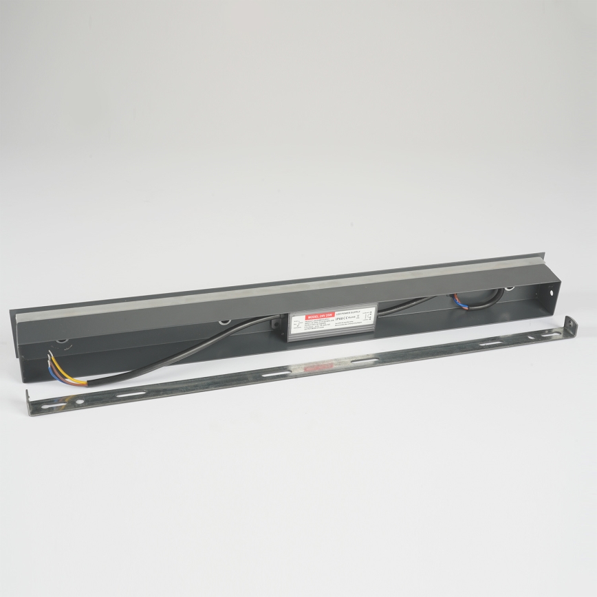 Brilagi - LED vonkajšie nástenné svietidlo LINEAR LED/8W/230V 3000K IP65 30 cm antracit