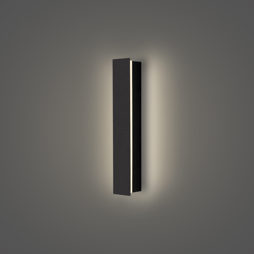 Brilagi - LED vonkajšie nástenné svietidlo LINEAR LED/8W/230V 4000K IP65 30 cm čierna