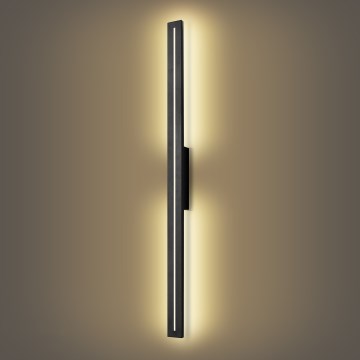 Brilagi - LED vonkajšie nástenné svietidlo LINEO LED/24W/230V 3000K IP65 100 cm čierna