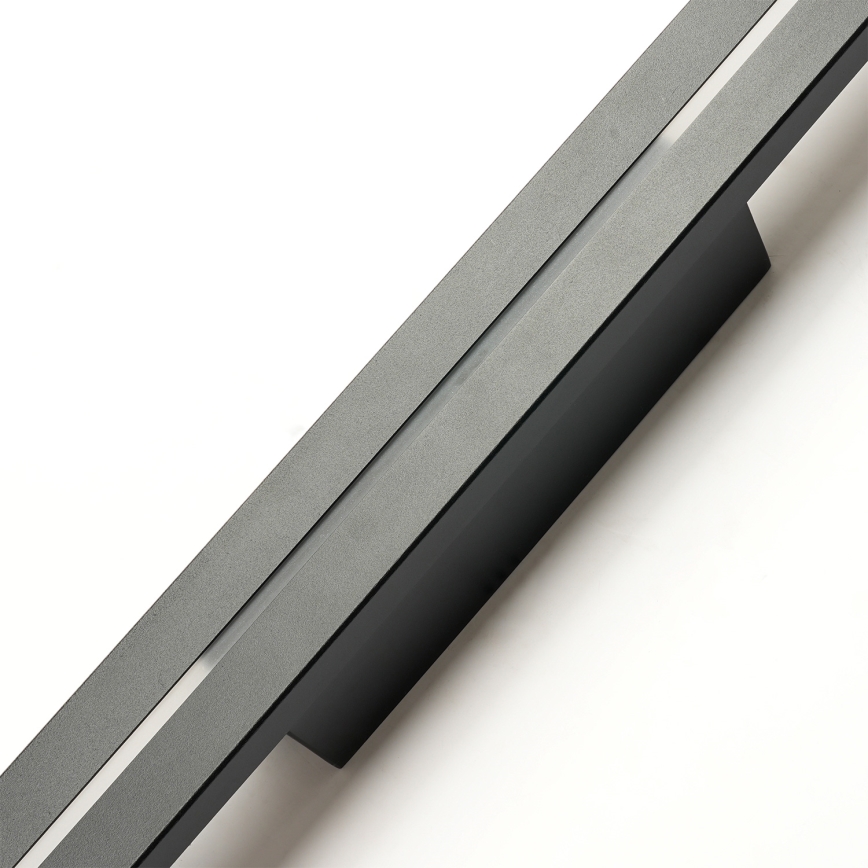 Brilagi - LED vonkajšie nástenné svietidlo LINEO LED/24W/230V 3000K IP65 100 cm čierna