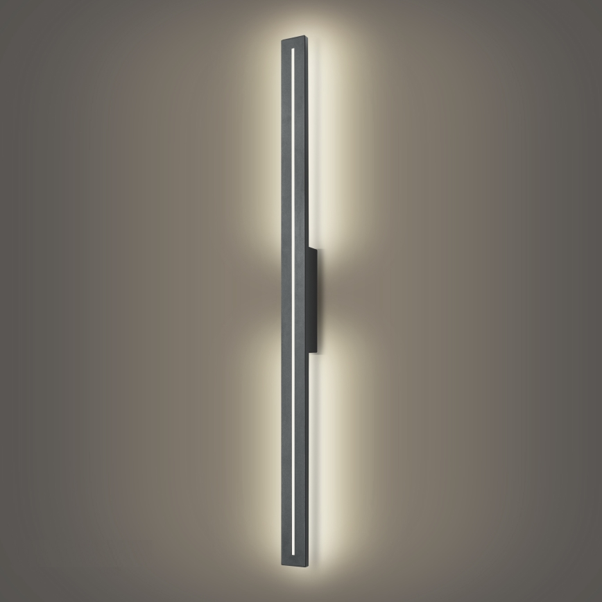 Brilagi - LED vonkajšie nástenné svietidlo LINEO LED/24W/230V 4000K IP65 100 cm antracit
