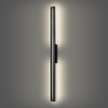 Brilagi - LED vonkajšie nástenné svietidlo LINEO LED/24W/230V 4000K IP65 100 cm čierna CRI 90