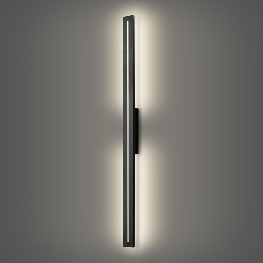 Brilagi - LED Vonkajšie nástenné svietidlo LINEO LED/24W/230V 4000K IP65 100 cm čierna