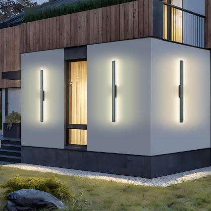Brilagi - LED vonkajšie nástenné svietidlo LINEO LED/24W/230V 4000K IP65 100 cm antracit