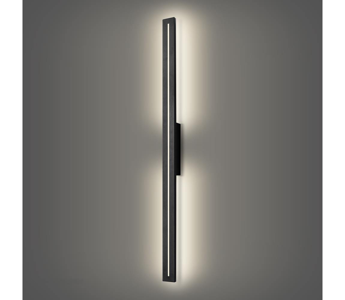 Brilagi - LED vonkajšie nástenné svietidlo LINEO LED/24W/230V 4000K IP65 čierne BRI273
