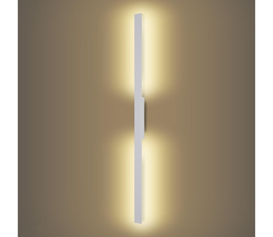 Brilagi - LED vonkajšie nástenné svietidlo LUNA LED/24W/230V 3000K IP65 100 cm biela CRI 90 BRI820