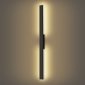 Brilagi - LED vonkajšie nástenné svietidlo LUNA LED/24W/230V 3000K IP65 100 cm čierne