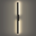 Brilagi - LED vonkajšie nástenné svietidlo LUNA LED/24W/230V 4000K IP65 100 cm čierne CRI 90