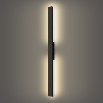 Brilagi - LED vonkajšie nástenné svietidlo LUNA LED/24W/230V 4000K IP65 100 cm čierne