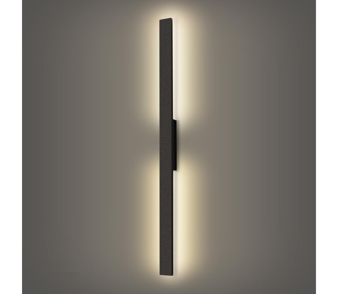 Brilagi - LED vonkajšie nástenné svietidlo LUNA LED/24W/230V 4000K IP65 čierna BRI269