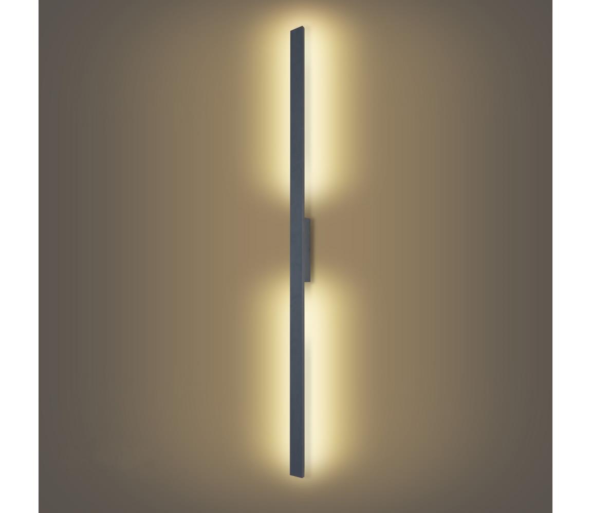 Brilagi - LED vonkajšie nástenné svietidlo LUNA LED/30W/230V 3000K IP65 150 cm antracit CRI 90 BRI822