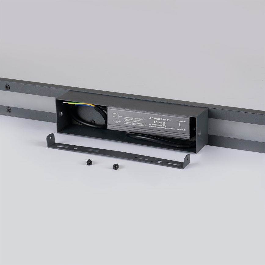 Brilagi - LED vonkajšie nástenné svietidlo LUNA LED/30W/230V 3000K IP65 150 cm antracit CRI 90