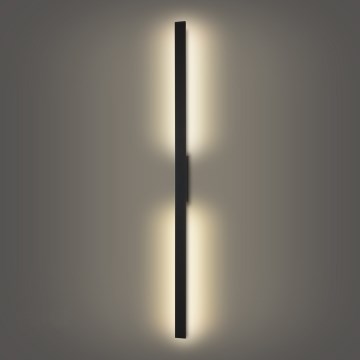 Brilagi - LED Vonkajšie nástenné svietidlo LUNA LED/30W/230V 4000K IP65 150 cm čierna CRI 90