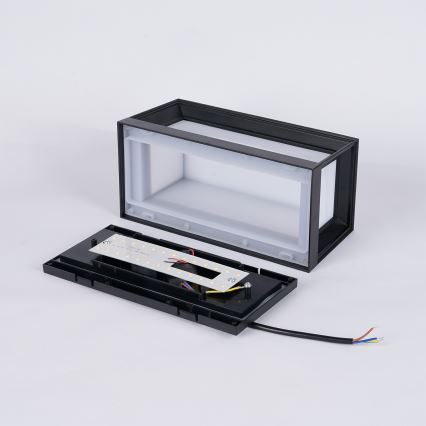 Brilagi - LED vonkajšie nástenné svietidlo PARKER LED/12W/230V 3000/4500/6000K čierne IP44