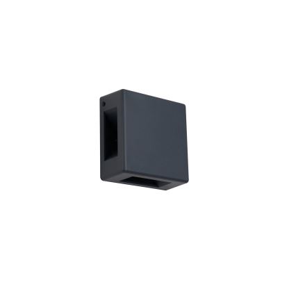Brilagi - LED vonkajšie nástenné svietidlo QUADRAY LED/6W/230V antracit IP54