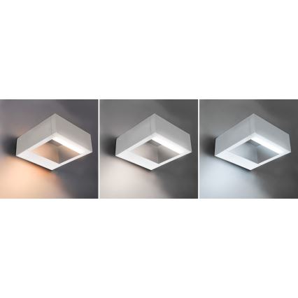 Brilagi - LED Vonkajšie nástenné svietidlo RAGUSA LED/7W/230V 3000/4000/6000K biela IP54